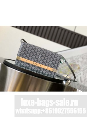 Goyard Monte-Carlo PM Clutch Grey