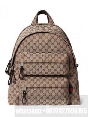 Gucci Medium Backpack With Gucci Logo 800265 Apricot