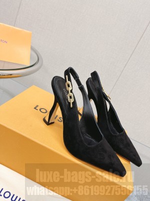 Louis Vuitton Women's 9.5cm Sparkle Slingback Pump 04