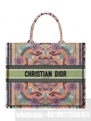 Christian Dior Book Tote Pink