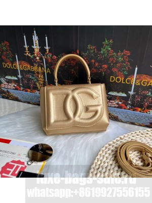 Dolce & Gabbana leather bag G6002 gold
