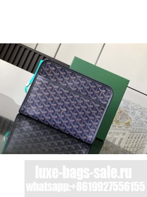 Goyard Jouvence MM Toiletry Bag Navy Blue