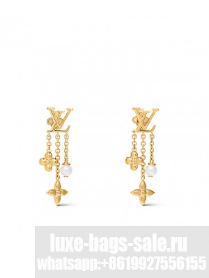 Louis Vuitton Women's Louisa Earrings M01574 Golden