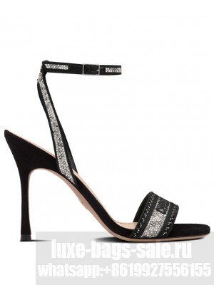 Christian Dior Women's Dway Heeled Sandal Black
