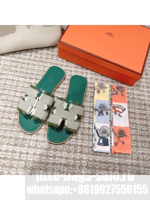 Hermes Oran Flat Slide Sandals 2023 Collection 062