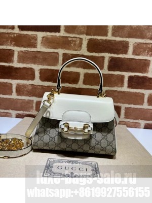 GUCCI HORSEBIT 1955 MINI BAG 703848 white