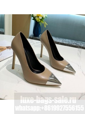 Louis Vuitton Urban Twist Leather Pump 5.5/10.5cm with Silver Cap Grey 2021 Collection