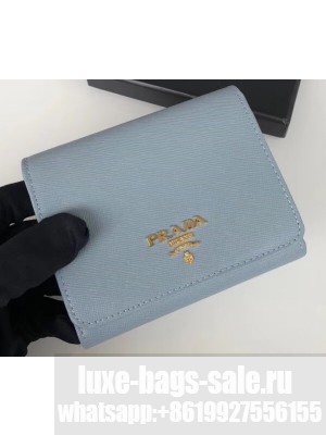 Prada Leather Trifold Compact Wallet 1M0176 09
