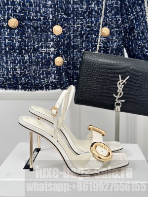 JACOUEMUS Les sandales Regalo White