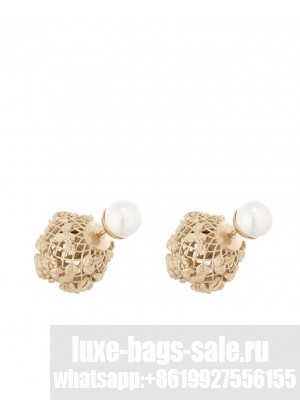 Christian Dior Women's Dior Tribales Earrings Golden