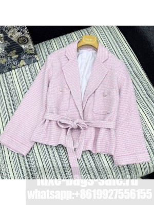 Chanel Tweed Jacket Pink 2025