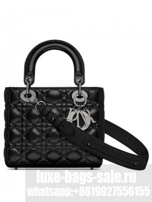 Christian Dior Lady Dior My Abcdior Bag Black
