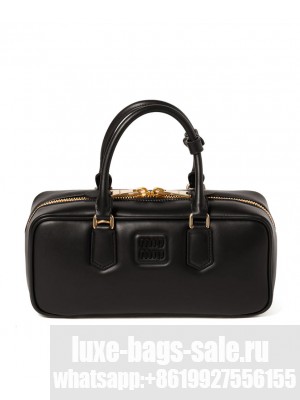 Miumiu Arcadie Leather Bag Black
