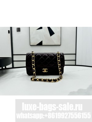 Chanel SMALL 2.55 HANDBAG Lambskin & Gold-Tone Metal AS6300 Burgundy