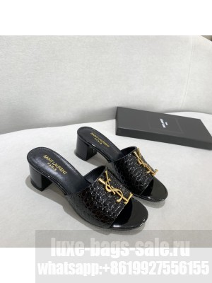 Saint Laurent YSL Calfskin Mules 5cm 05 2021 Collection