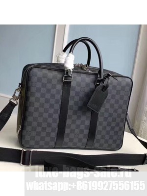 Louis Vuitton Icare Damier Graphite Canvas Briefcase Top Handle Bag M40007 2019 Collection