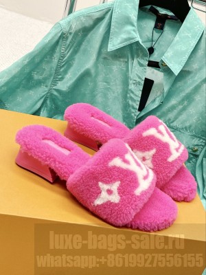 Louis Vuitton 1AA1QS 3.5CM MAGNETIC FLAT MULE PINK