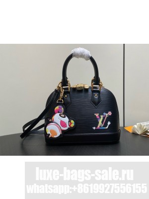 Louis Vuitton Epi grained leather Alma BB M13670 black