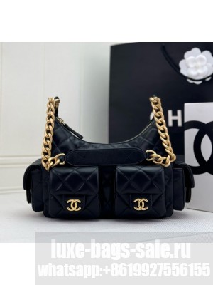 Chanel MAXI HOBO BAG AS5338 BLACK