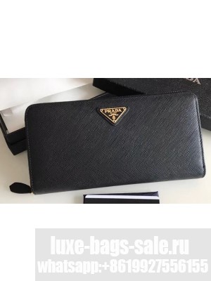 Prada Leather Zip Around Wallet 1ML506 16