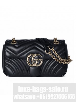 Gucci GG Marmont Small Shoulder Bag 837280 Black