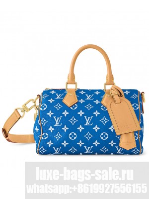 Louis Vuitton Speedy P9 Bandouliere 25 M24424 Blue