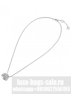 Bvlgari Women's Serpenti Viper Necklace Silver