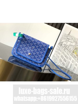 Goyard Plumet Pocket Wallet Blue