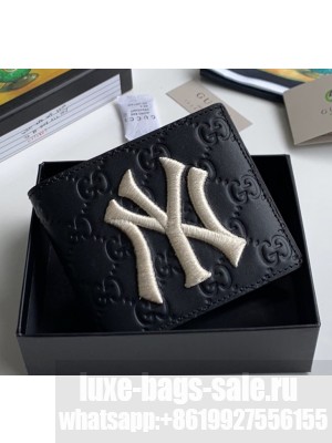 Gucci Wallet with NY Yankees™ Patch 547787 Black
