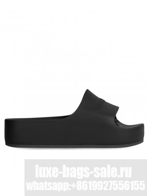 Balenciaga Women's Chunky Slide Sandal Black