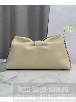 Christian Dior Medium Dior Bow Handbag Apricot