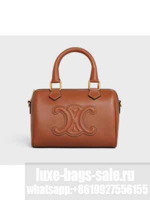 CELINE SMALL BOSTON IN SMOOTH CALFSKIN 113773 TAN