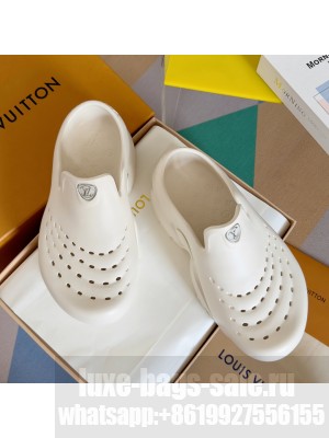 Louis Vuitton Man's LV Shark Clog White