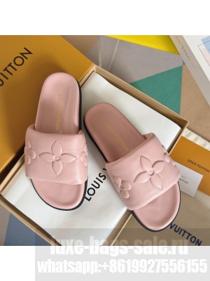Louis Vuitton 1AD873 LV Shore Flat Comfort Mule Rose Clair 2025