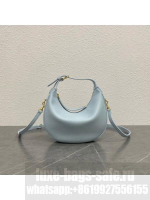 Celine TEEN CELINE LULU IN SUPPLE GRAINED CALFSKIN 120723 ice blue
