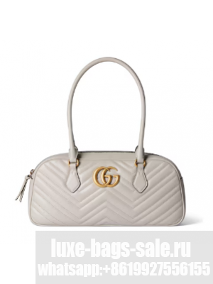 Gucci GG MARMONT MEDIUM TOP HANDLE BAG 795218 Light grey