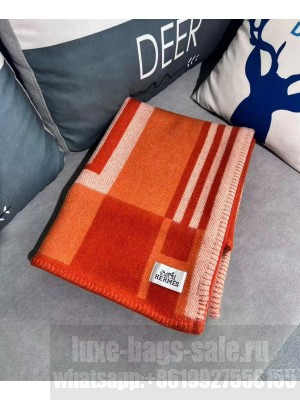 Hermes Avalon Large H LOGO Blanket