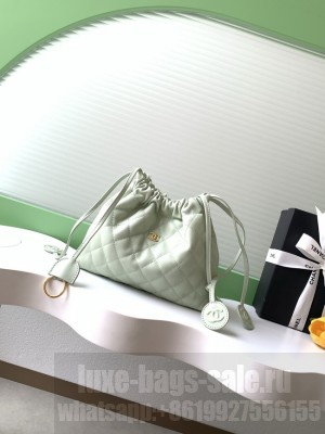 Chanel Lambskin Hobo Bag AS5227 light green