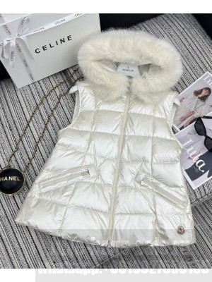 Moncler Women's Down Vest White