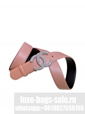 Chanel Caviar Cowhide Belt Pink