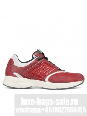 Fendi Unisex Faster Trainers 7E1555 Red