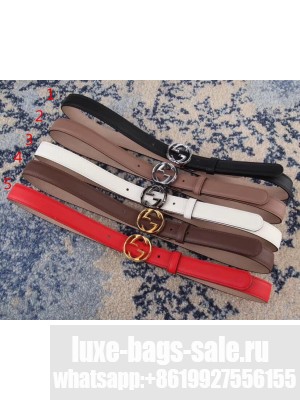 Gucci Calfskin Belt 25mm with Interlocking G Buckle  Collection