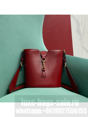 GUCCI MINI BUCKET SHOULDER BAG 782908 red