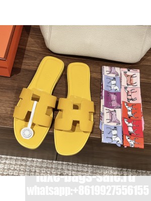 Hermes Oran Flat Slide Sandals 2023 Collection 035