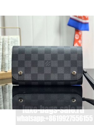 Louis Vuitton Kasai Damier Graphite Canvas Clutch N58080 2019 Collection