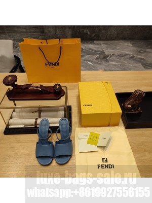 Fendi First 95mm calfleather high-heeled sandals 06