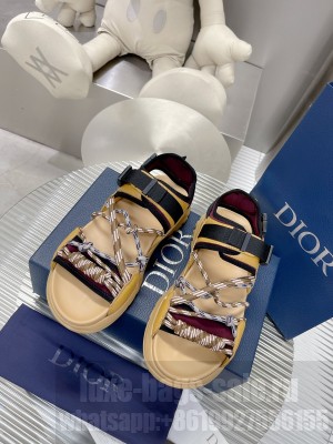 Dior Man's CD Strap Sandals Beige 2022 Collection