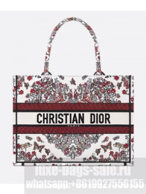 Dioramour Medium Dior Book Tote M1296ZEEI Multicolor