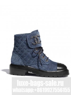 Chanel Women's Lace-Ups Blue