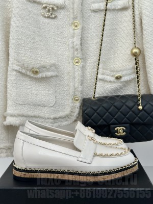 Chanel Loafers With Chain 2024 02